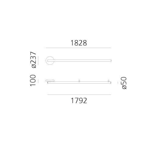 Профиль для линейного освещения стен/потолка Artemide Alphabet of light ARCH-00104739 - Вид №2