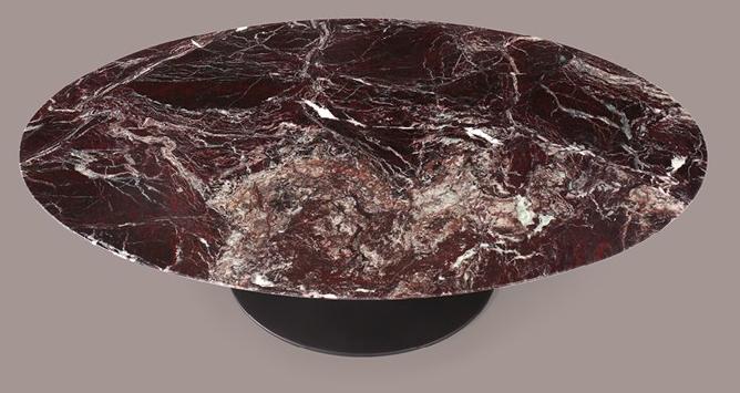 Borzalino Овальный мраморный журнальный столик sun-id-1434863 - Вид №3