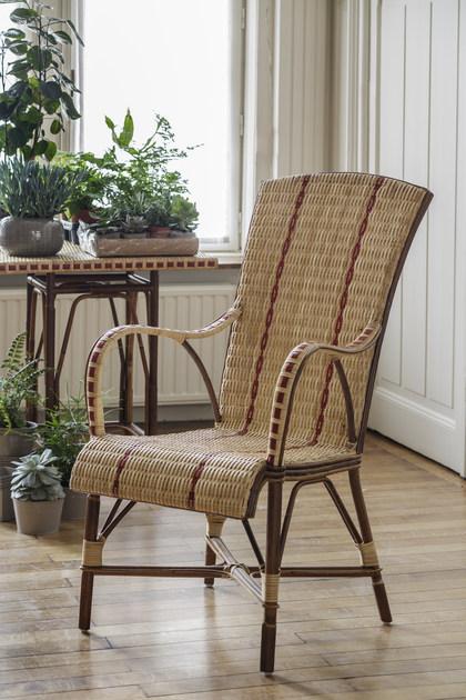 Kok Maison Кресло из ротанга с подлокотниками с высокой спинкой Bagatelle V28 - Вид №1