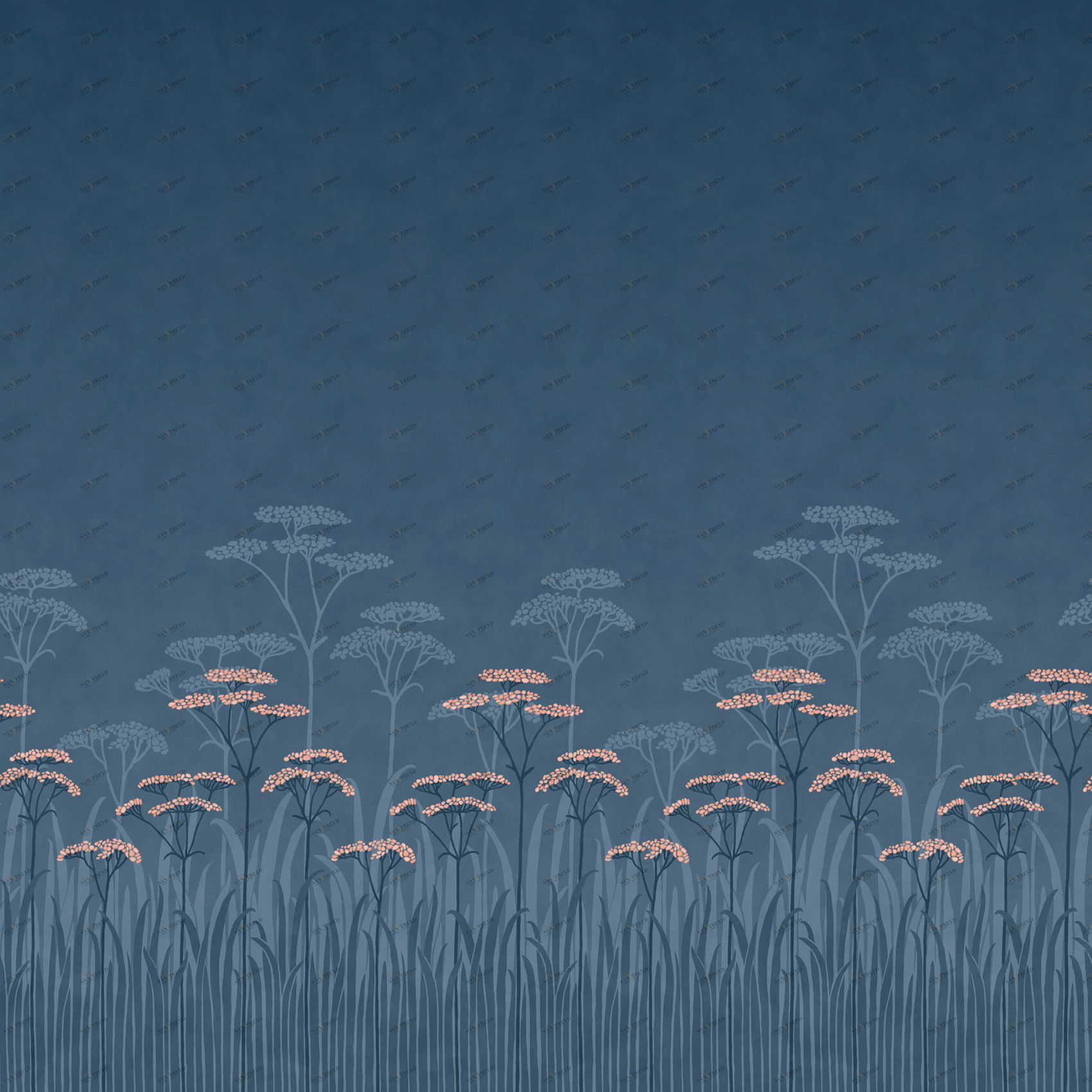 Traditional bathrooms Motivtapete Achillea Achillea - Little Greene 