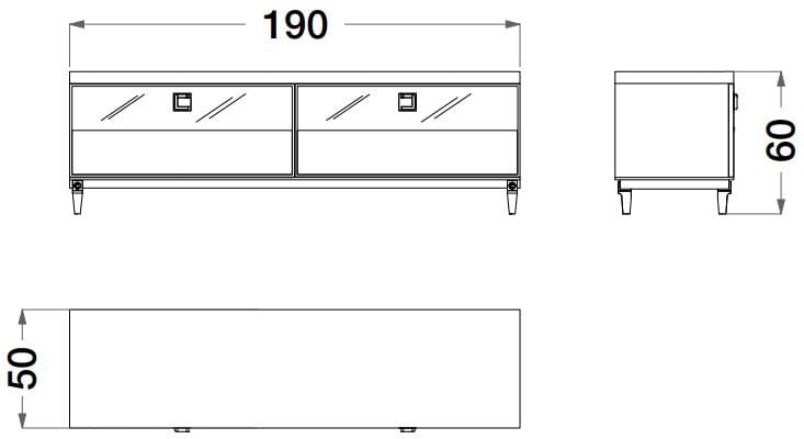 Деревянный шкаф с ящиками CPRN HOMOOD Шестое чувство ARCH-00003752