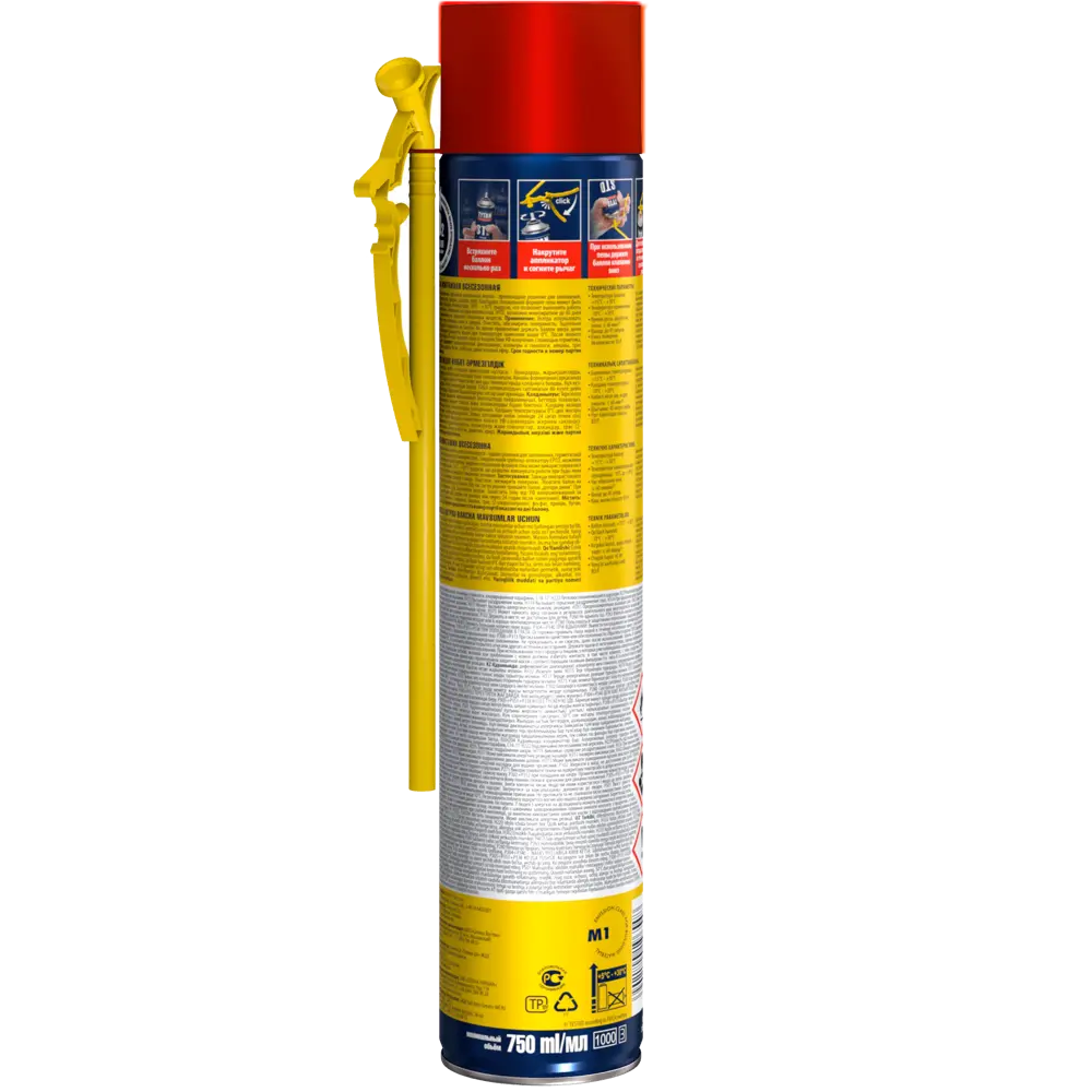 Пена монтажная бытовая Tytan STD Эрго 45 выход пены 40 л всесезонная 750 мл STLM-2049579 - Вид №1