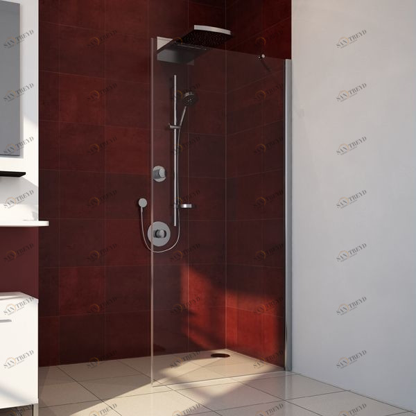 Душевая перегородка в нишу 120x190 GK-601N GUTEWETTER LUX DOOR 120X190GK601N