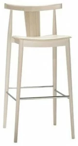 Andreu World Табурет из бука со встроенной подушкой и подставкой для ног Smile Bq0338-bq0349