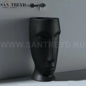 474031 Напольная раковина стоящая круглая Kerasan Artwork