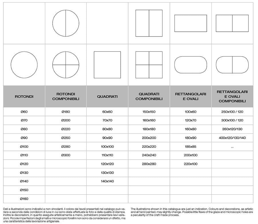 Стол из лавового камня Grandi Maioliche Ficola классика ARCH-00053457 - Вид №2