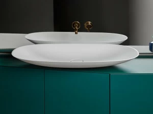 INBANI Тумба под умывальник из дерева одинарная подвесная с дверцами Forma