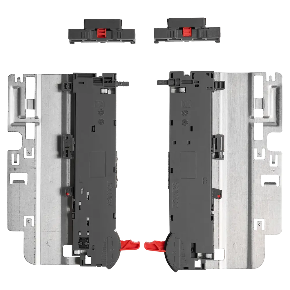 Скрытый механизм Push to Open KONSENSA 257x160 мм пластик цвет серебро 2 шт STLM-2173649 - Вид №2