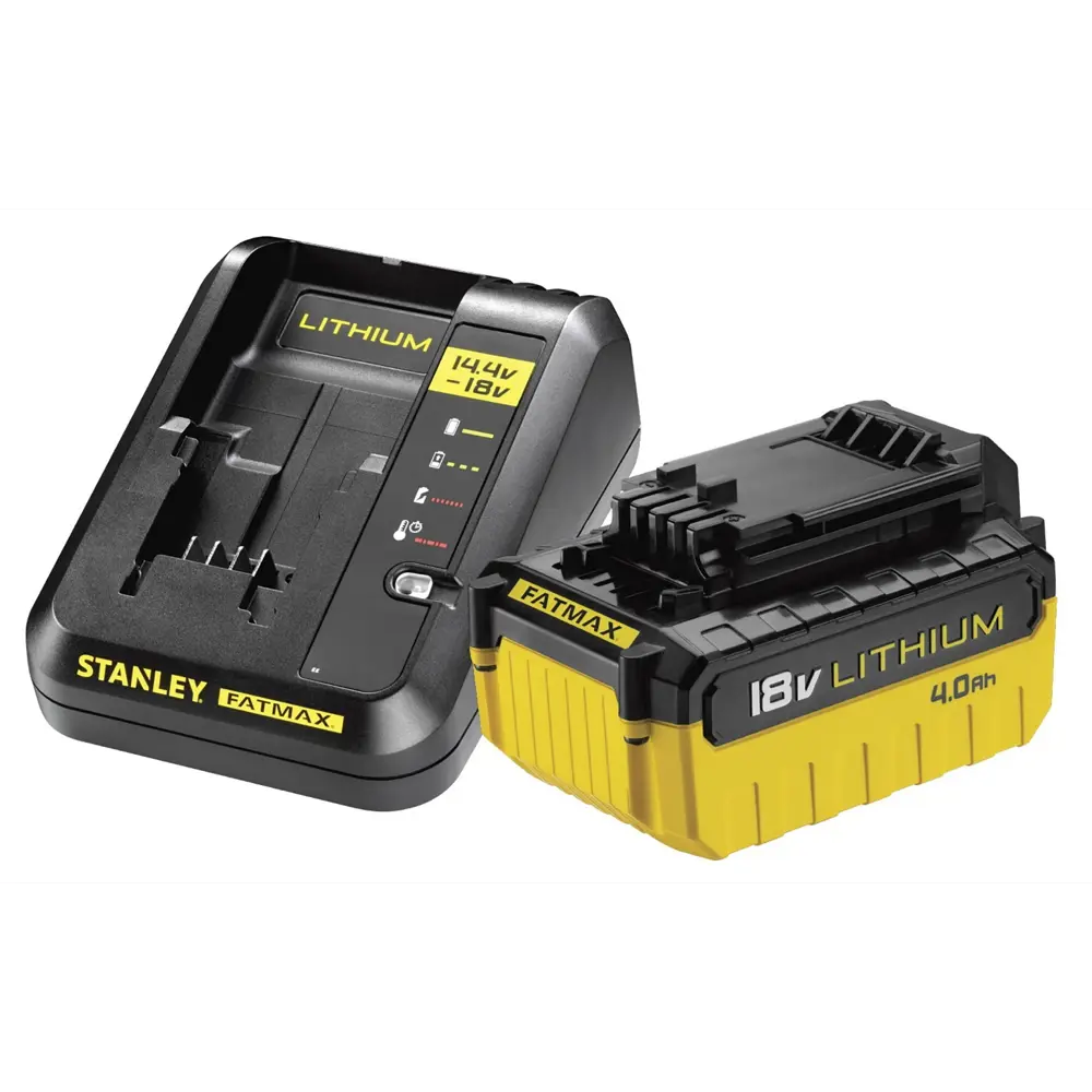 Зарядное устройство с аккумулятором Stanley Fatmax FMC694M1-QW, 18 В Li-ion 1x4 Ач STLM-2198070