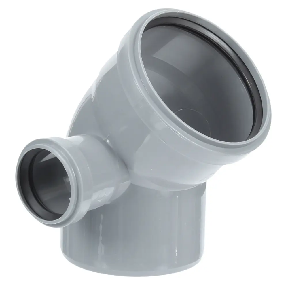 Отвод 45° 110 выход 50 левый полипропилен PRO AQUA STLM-2116561 - Вид №1