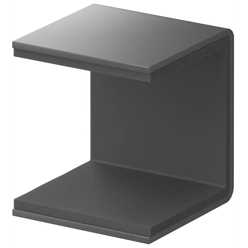 Скоба крепёжная для стеллажа Spaceo KUB Paris 35 мм металл цвет черный STLM-2162871