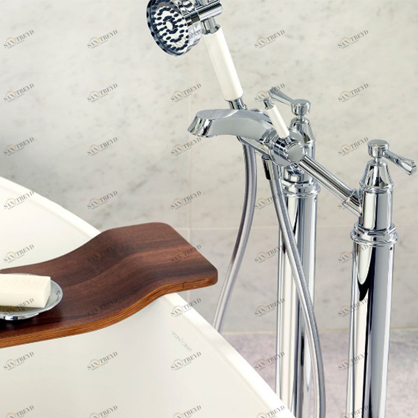 Смеситель для ванны напольный Staffordshire 26 STA-26-PC Victoria + Albert STA26PC