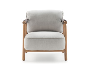 Тканевое садовое кресло с подлокотниками