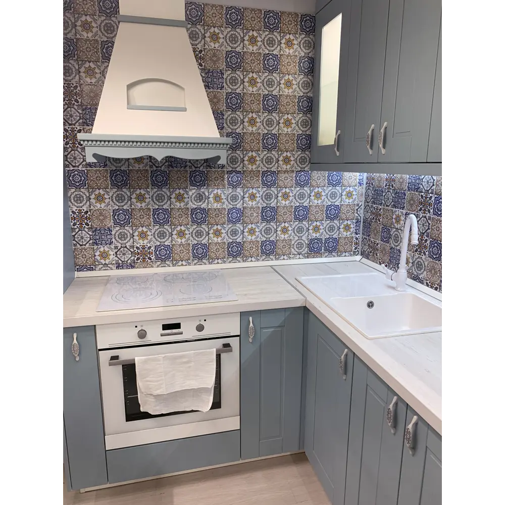 Фасад кухонный Delinia ID Томари голубой МДФ с ПВХ-покрытием 82011014 STLM-0017391 - Вид №7