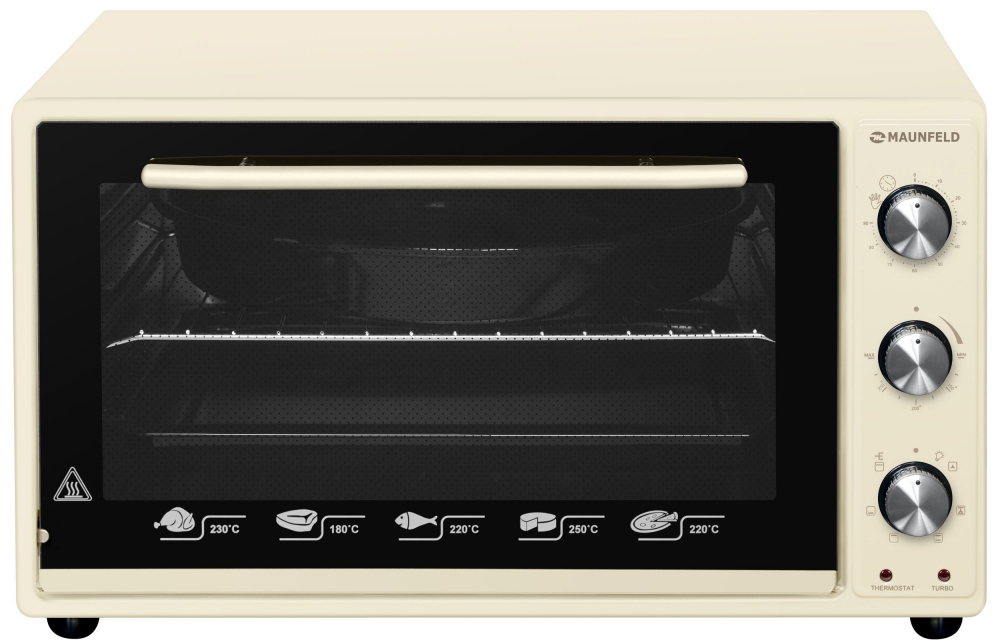 CEMOA.456.I Мини-печь / ширина 60 см, механическое управление, 45 л,конвекция, бежевый Maunfeld Santreyd 