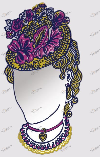 Moustache Настенное зеркало  Pm003 