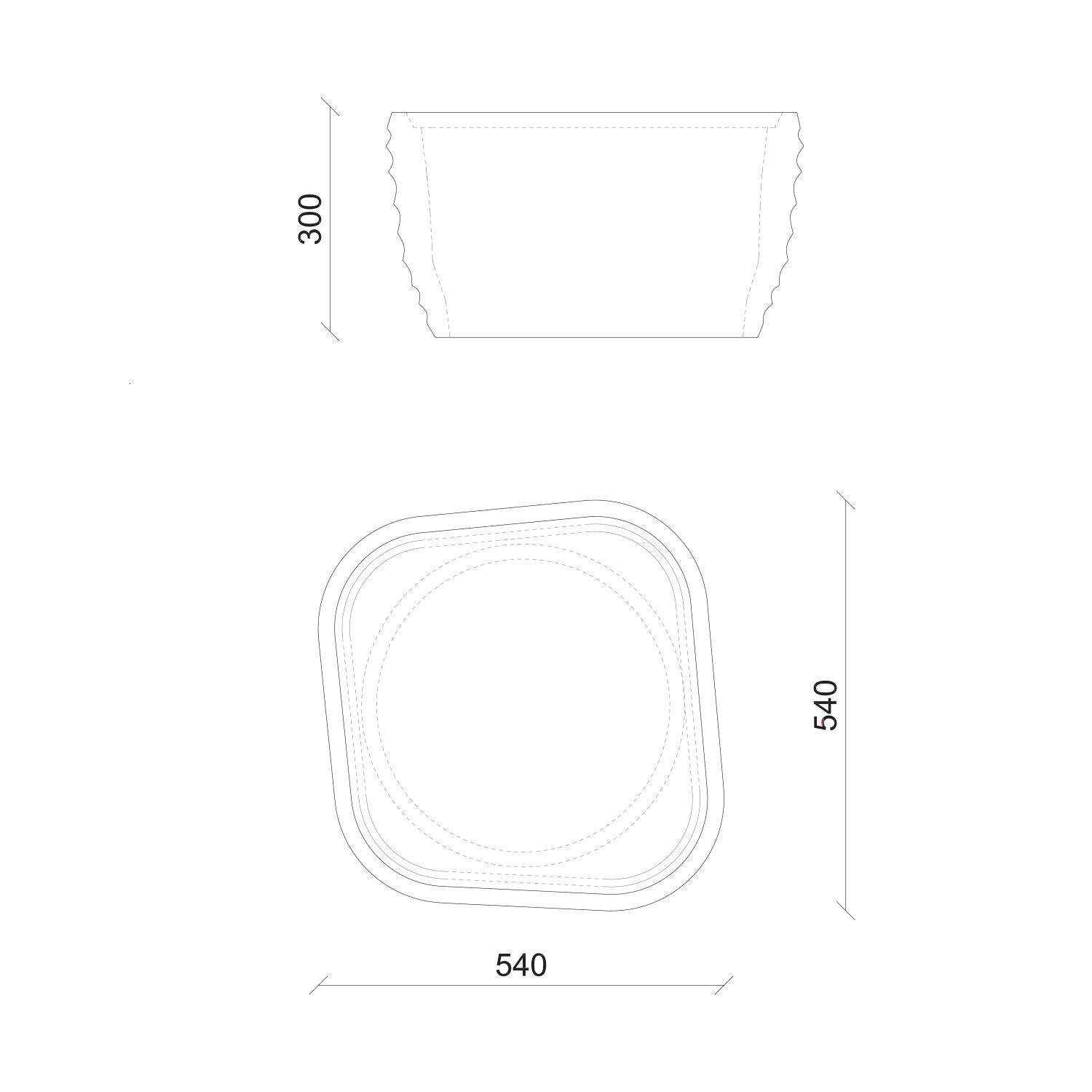 Бетонный журнальный столик URBI et ORBI Medius Terra ARCH-00083671 - Вид №3