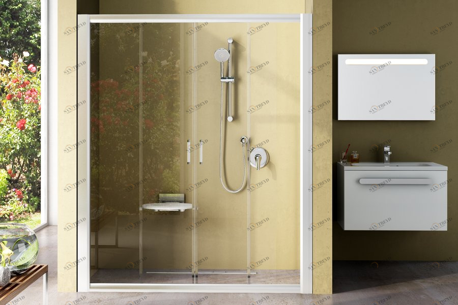 NRDP4-200 белая + Транспарент Ravak 0ONK0100Z1