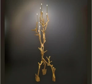 Tisserant Настольная лампа из бронзы Coral