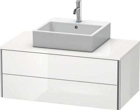 XS491104949 XSquare Тумбочка для подвесной консоли Графит матовый, декор Duravit - Вид №2