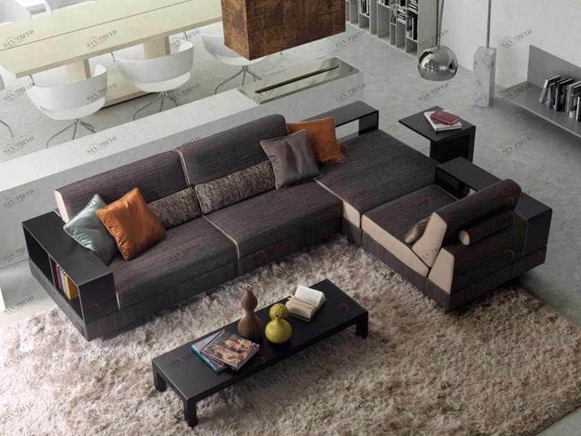 Borzalino Модульный угловой диван из ткани sun-id-1399346