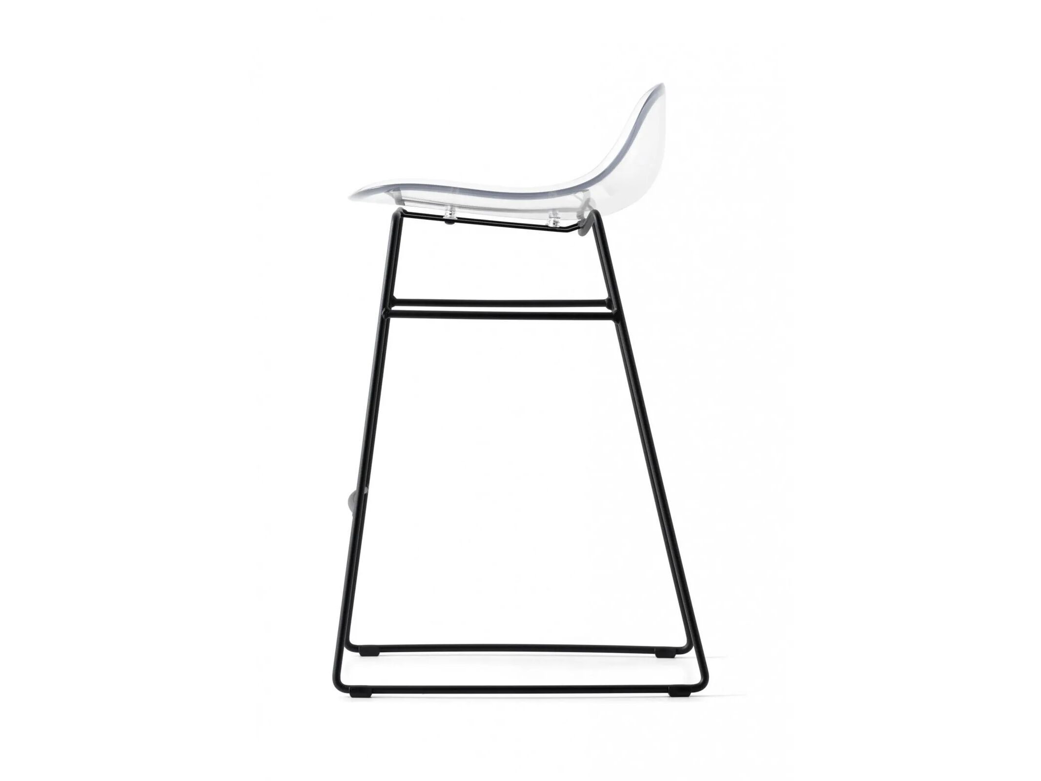 Высокий табурет из полипропилена с металлическими ножками Connubia Академия ARCH-00142374 - Вид №5
