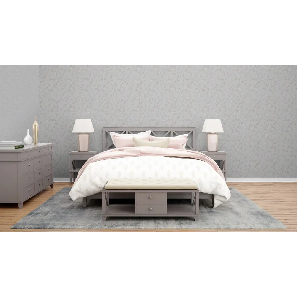 Обои флизелиновые Startdeco Магдалена серые 1.06 м 989337 STLM-2047852 - Вид №3