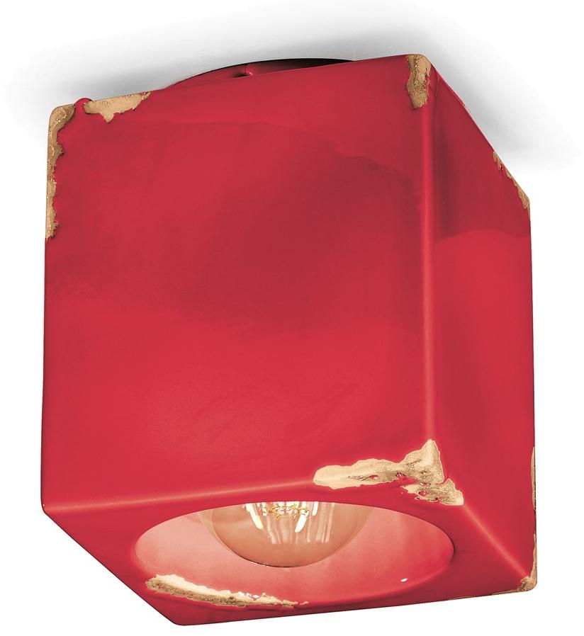 FERROLUCE Квадратный керамический потолочный светильник Vintage C987 - Вид №9