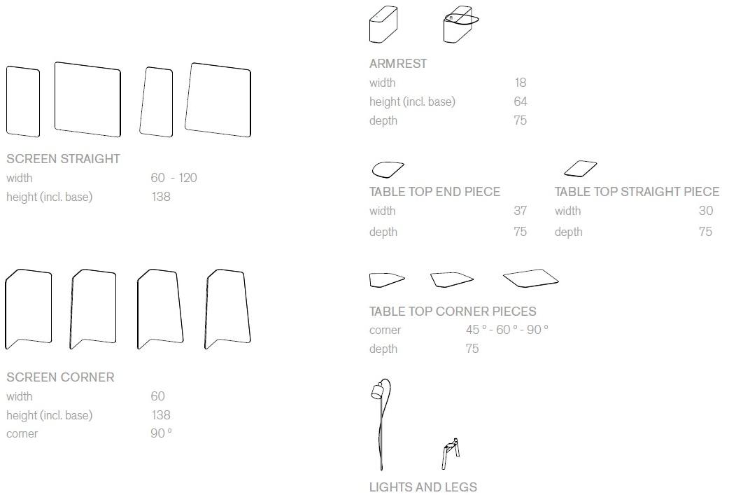 Casala Диван из ткани Corals sun-id-1468776 - Вид №4
