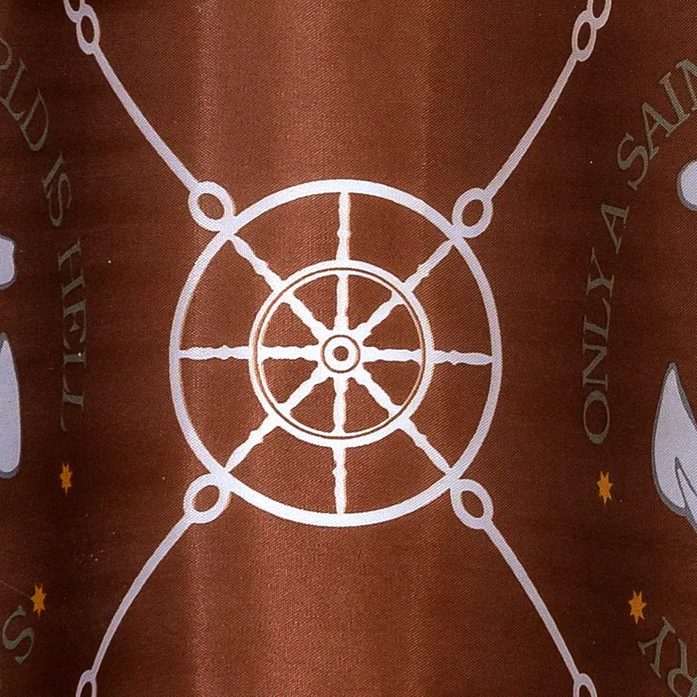 Штора для ванной комнаты «Якорь» 180х180 см цвет белый ВИЛИНА Полиэстер STLM-2133626 - Вид №2