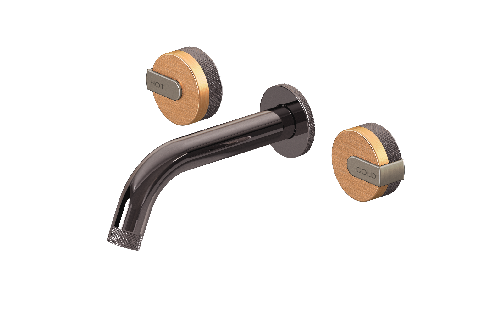 E-11530-R1BRG-L1BNi-OX Смеситель для умывальника из 19,1см носикем (внешняя часть) GRAFF MOD+