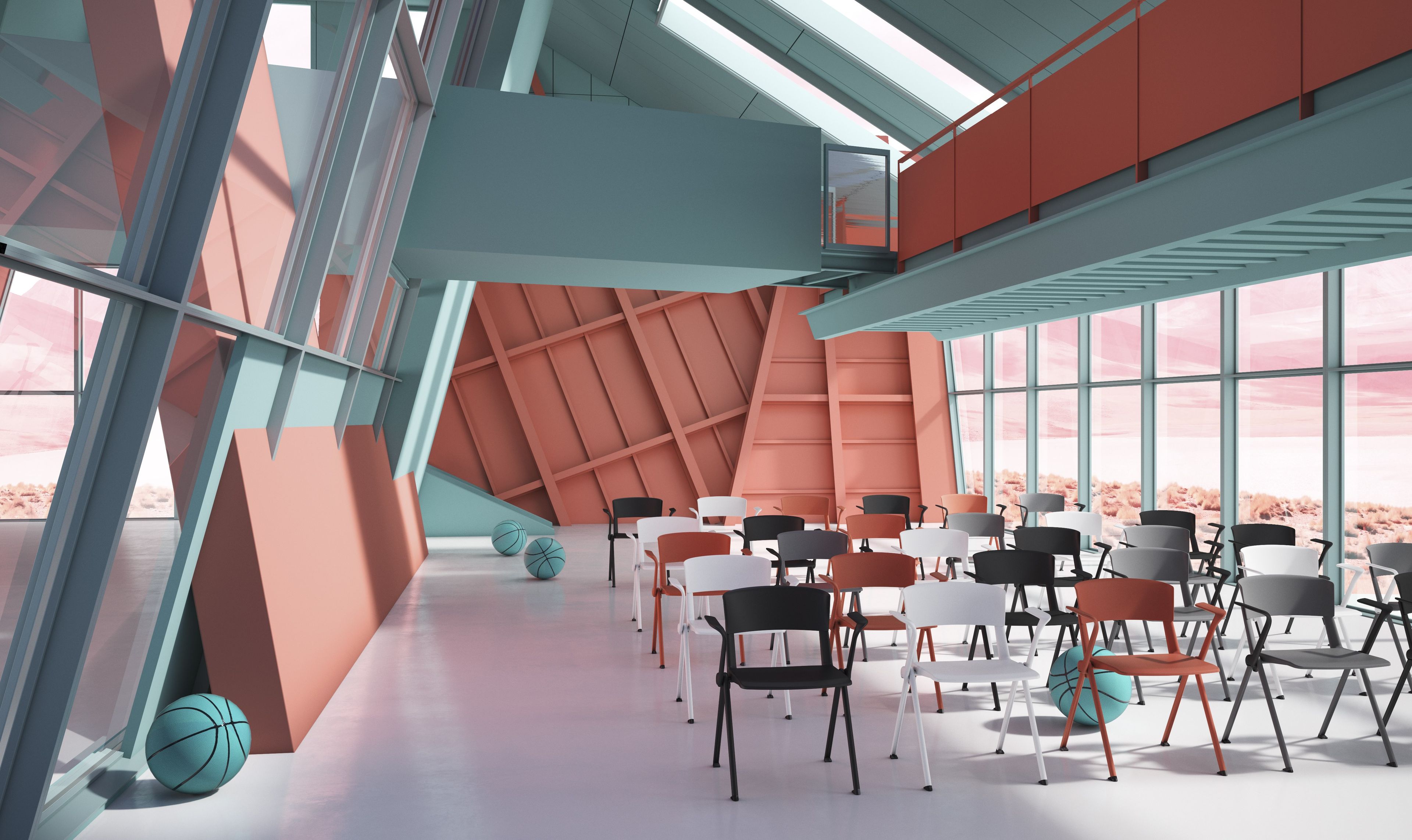 Штабелируемый стул для конференций из полипропилена SITLOSOPHY® Yugen ARCH-00143691 - Вид №4