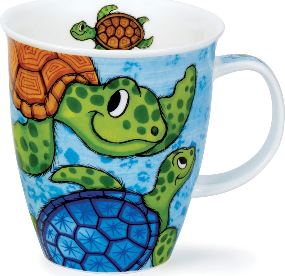 10672758 Dunoon Кружка Dunoon Черепахи.Невис 480мл, фарфор Фарфор костяной 