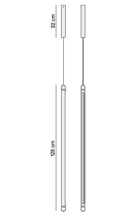 Ясень светодиодный подвесной светильник NOMON Linea ARCH-00127573 - Вид №1