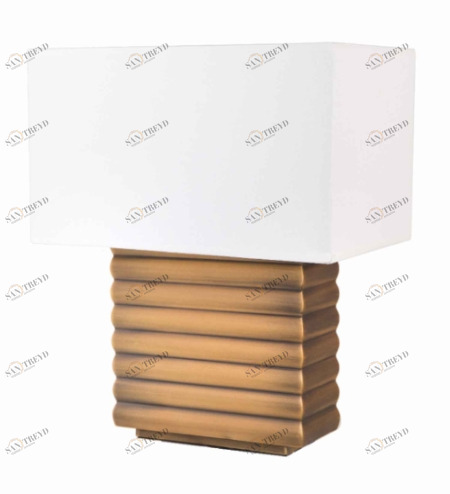 Настольная лампа 5718 PUSHA ВАЗА 062075 Белый;золото 