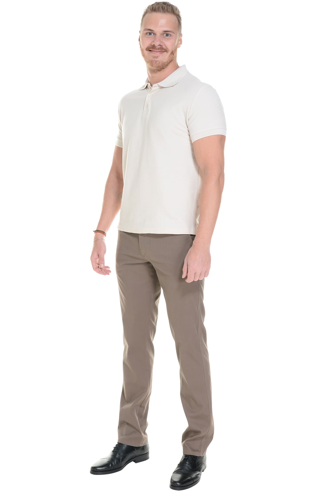 68248 Брюки  мужские chocolate (коричневые) El-Risto  Одежда для официантов  размер 52/170-176  - Вид №4