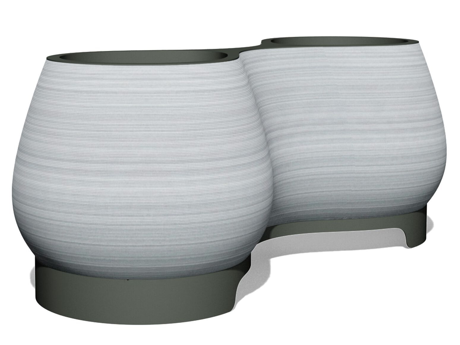 Переработанный пластиковый плантатор BENKERT BANKE Ontigo ARCH-00085166