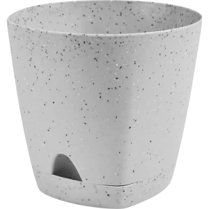Горшок цветочный Ingreen Stone ø14 h13 см v1.35 л пластик серый 87209989 STLM-2176373