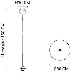 Market Set Подвесной светильник из металла Sonia laudet sun-id-1442187 - Вид №9