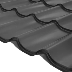 Металлочерепица 0.5 мм 1200x1180 мм RAL 7024 серый