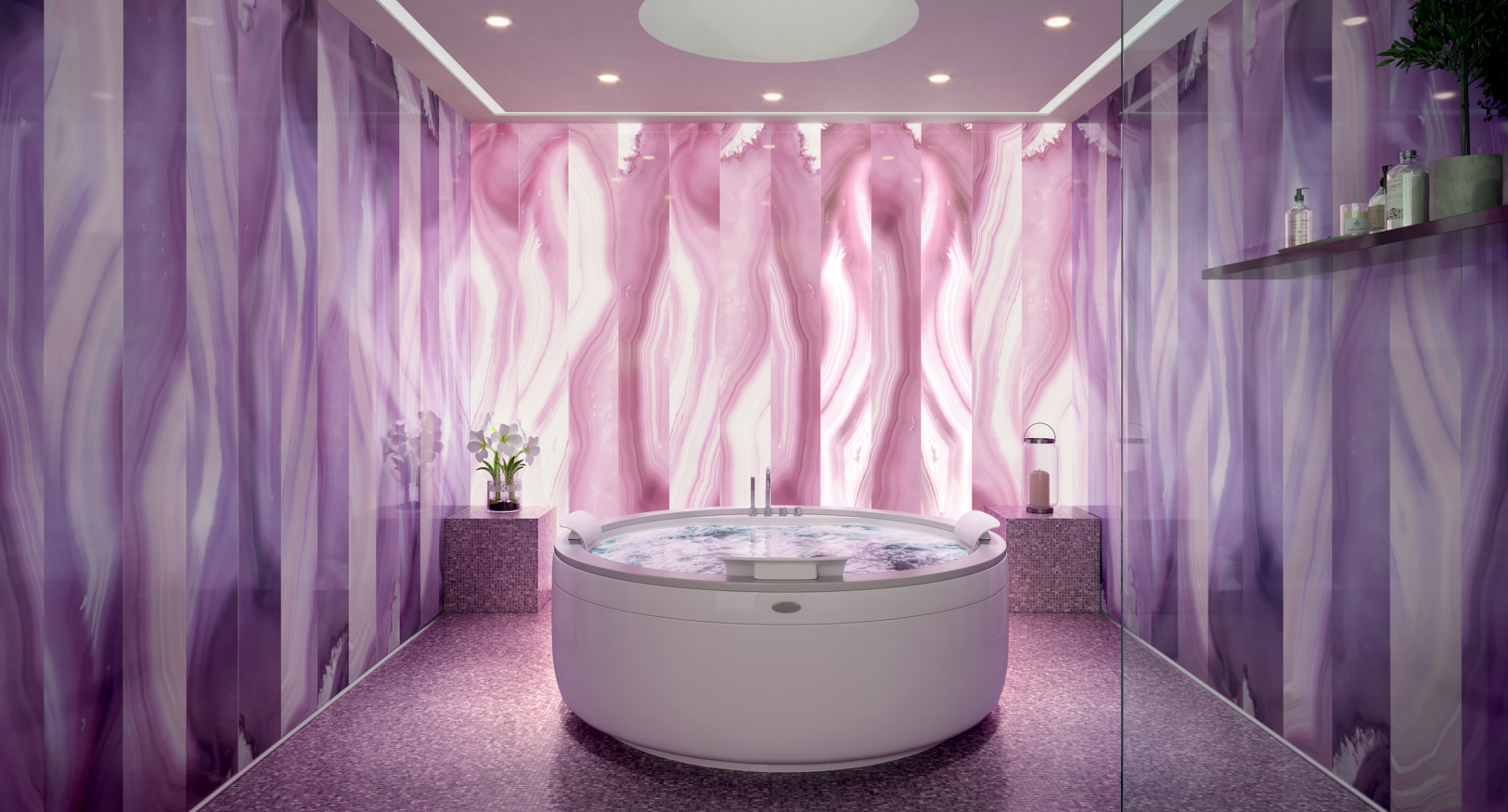 SICIS Agata Lilla Gem Glass sun-id-1990992 - Вид №3