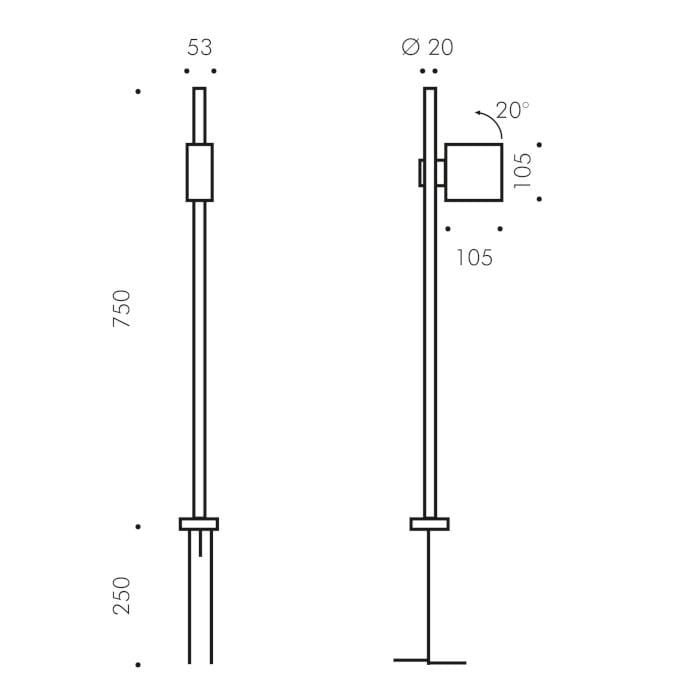 Литой алюминиевый светодиодный светильник SIMES Apply ARCH-00092177 - Вид №3