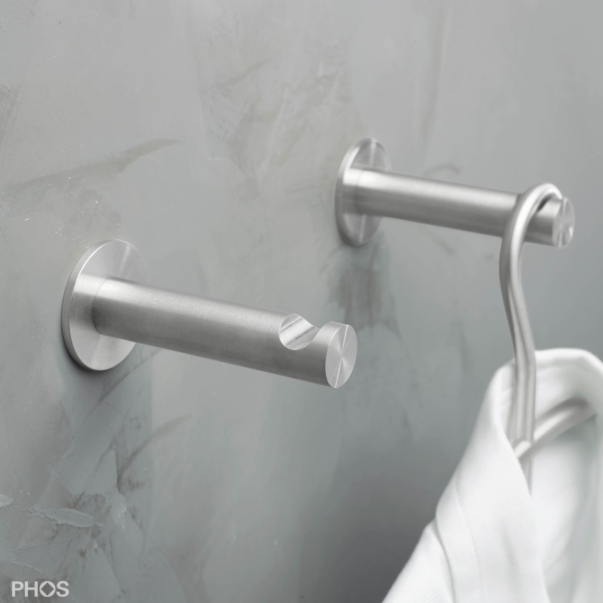 HV18-80R40-B Крючок для полотенец с розеткой PHOS  - Вид №2