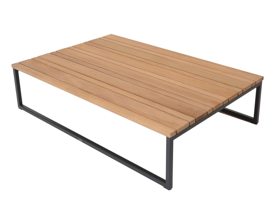 Низкий прямоугольный стол из тикового дерева FISCHER MÖBEL Флора ARCH-00092478 - Вид №1