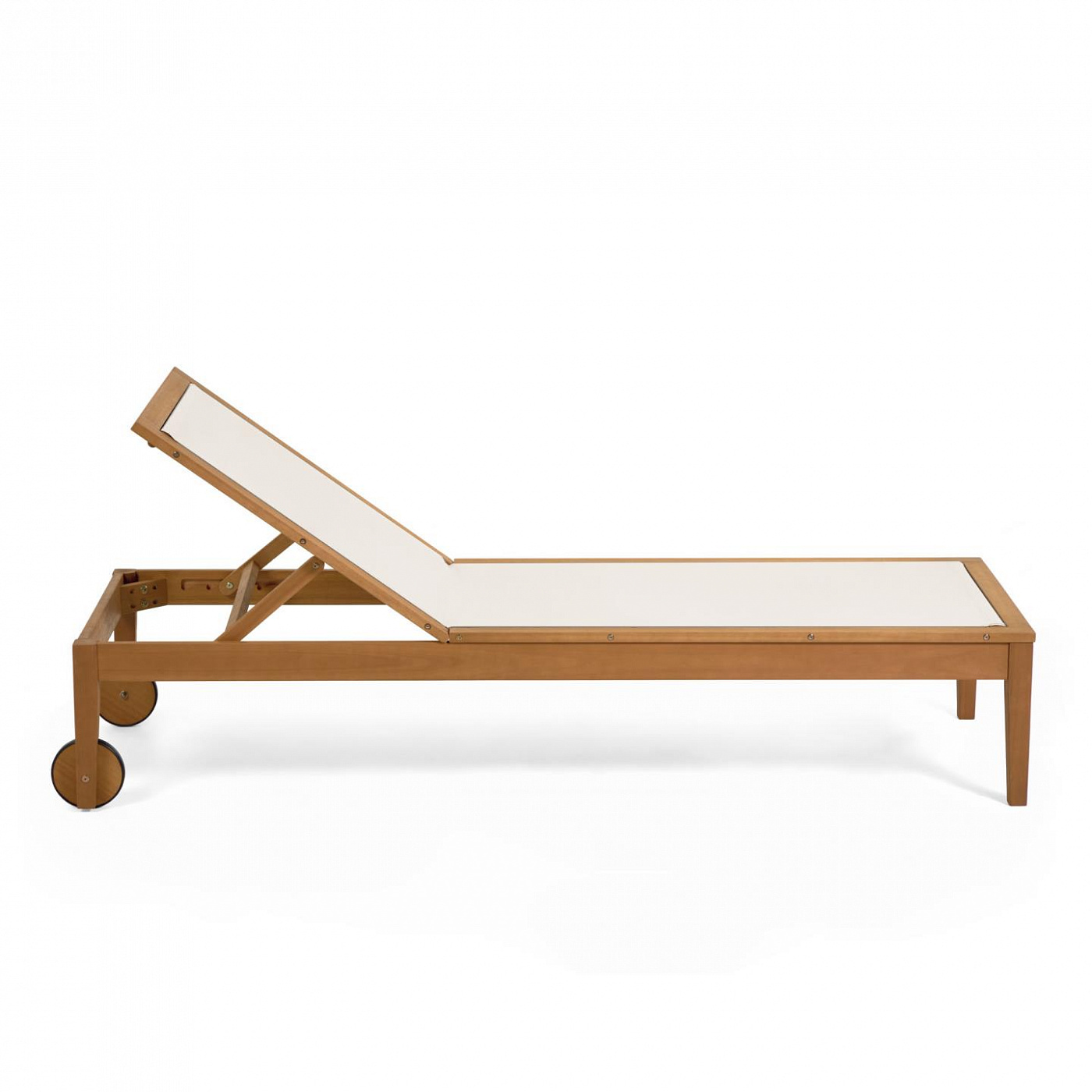 097595 Шезлонг из эвкалипта бежевый La Forma Caterin  - Вид №4