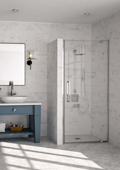 Дверь в нишу M101221C Merlyn 10 Series Хромированный