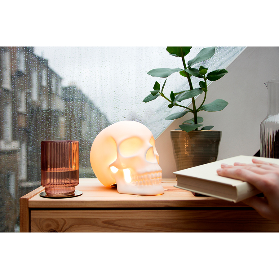 SK LIGHTSKULL1 Лампа настольная , skull light Suck UK  - Вид №3