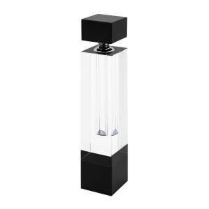 600907-CB ABHIKA БУТЫЛКА ДЛЯ ДУХОВ BEVERLY TALL CLEAR/BLACK