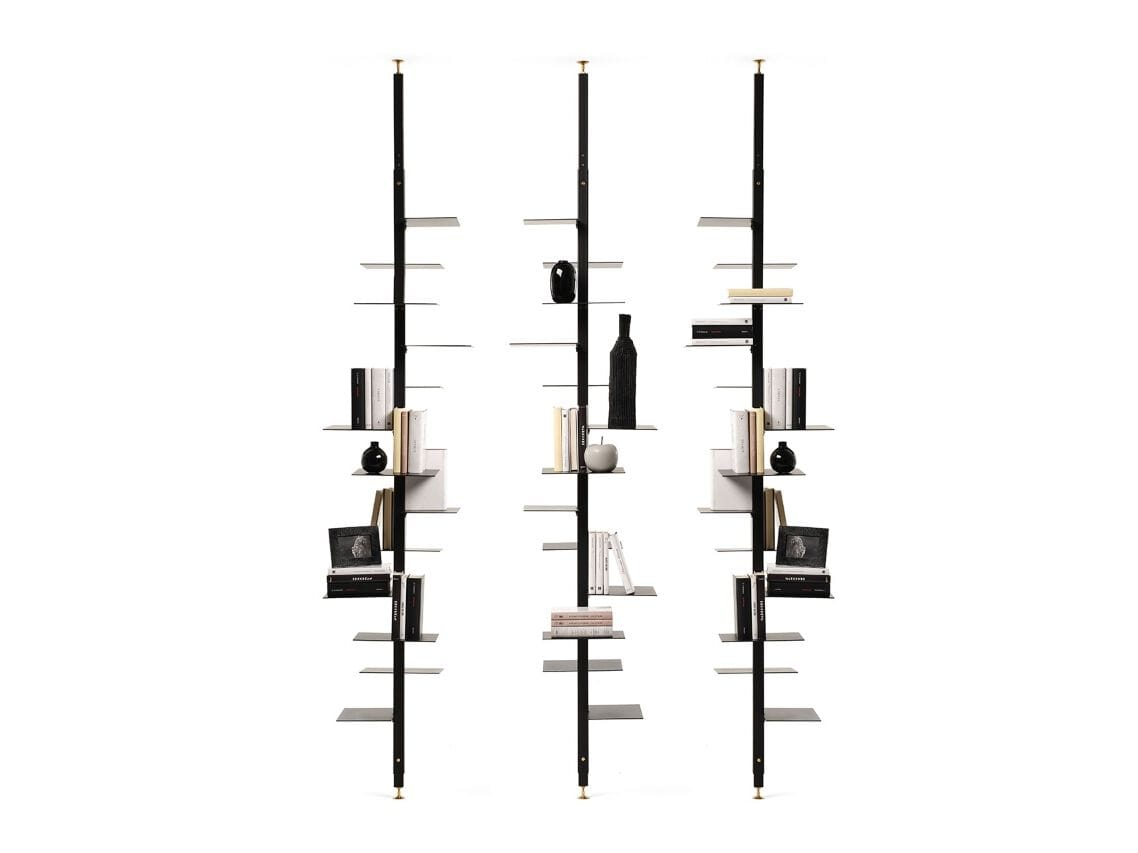 Железный книжный шкаф с креплением пол-потолок Mogg Аделаида ARCH-00098752