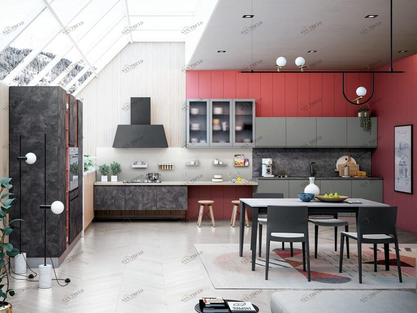 CREO Kitchens Линейная модульная кухня Jey feel sun-id-1499066